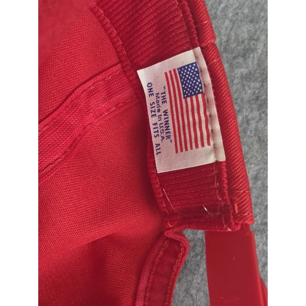 Vintage GMC Patch Red SnapBack Hat Made In USA